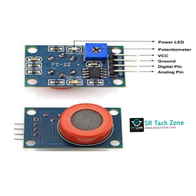 MQ3 Alcohol Sensor Module Pinout