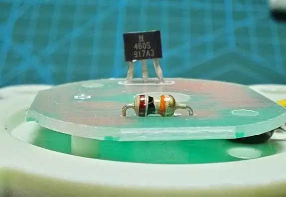 Close-up or exploded view of YF-S201 components