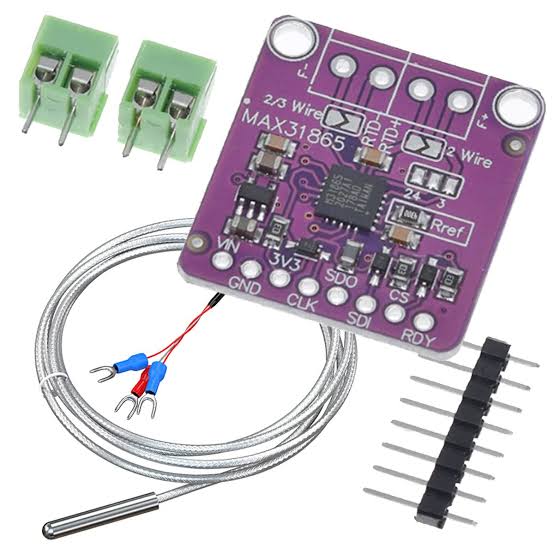 Photo of a MAX31865 Module with PT100 or PT1000 RTD