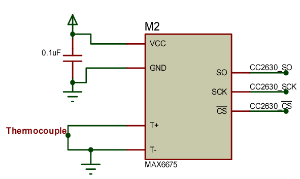 Photo of max6675 circuit diagram