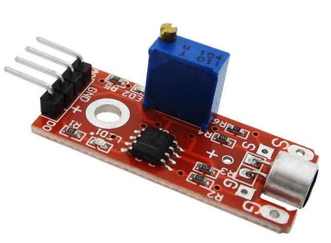 Photo of a KY-038 Sound Sensor Module
